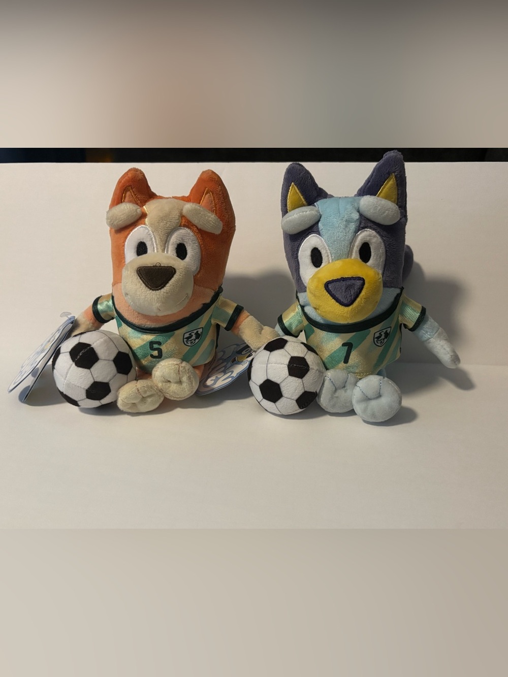 2026 Plush Soccer Bluey and Bingo Plush